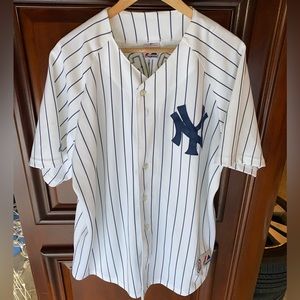 Majestic MLB New York Yankees A Rodriguez pinstripe baseball jersey